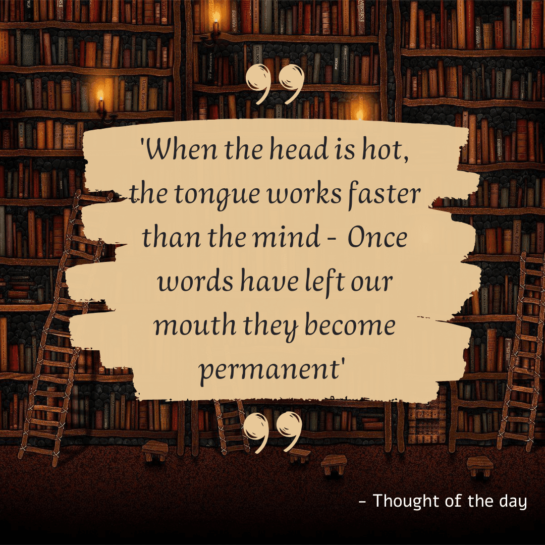 Words of Anger!